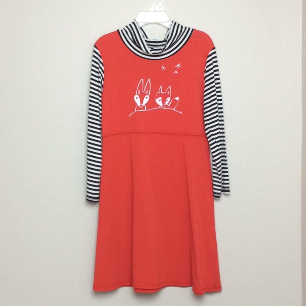 KiKi Fox Striped dress 6 EUC